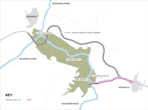 Map of proposed Lindauer Trail project area